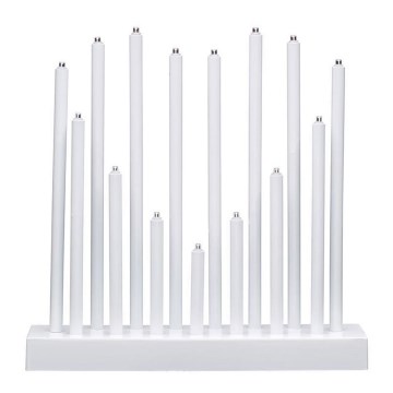 Markslöjd 702639 - Bougeoir de Noël ROMANS LED/0,9W/3xAA blanc