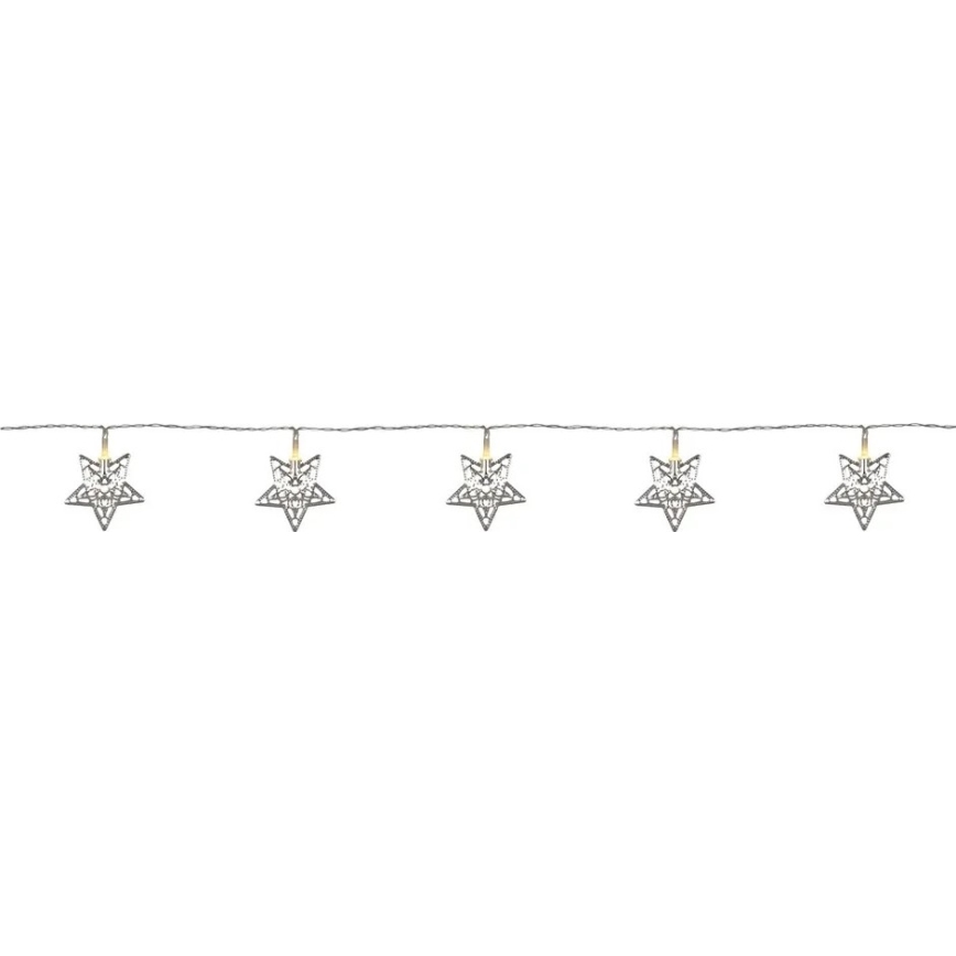 Markslöjd 703173 - Catena natalizia LED LILLAN LED/3xAA 2,1m bianco caldo
