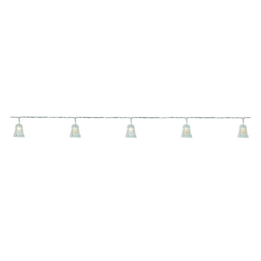 Markslöjd 703237 - Catena luminosa BELL a LED, 10 LED, 2,1 m