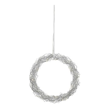 Markslöjd 703442 - Decorazione di Natale LED JULLE 30xLED/0,03W/4,5V argento