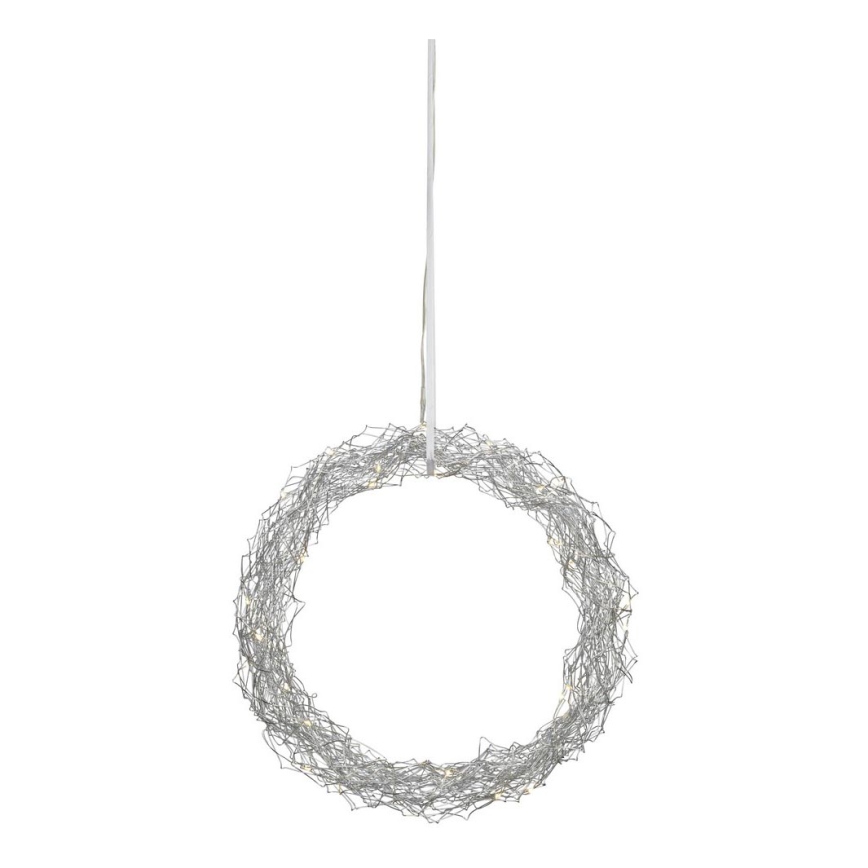 Markslöjd 703442 - Decorazione di Natale LED JULLE 30xLED/0,03W/4,5V argento