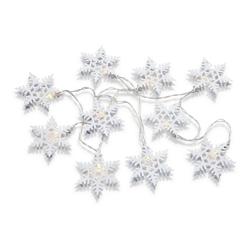 Markslöjd 703747 - Catena di Natale LED PRINCE 10xLED/3xAA 2,15m bianco caldo
