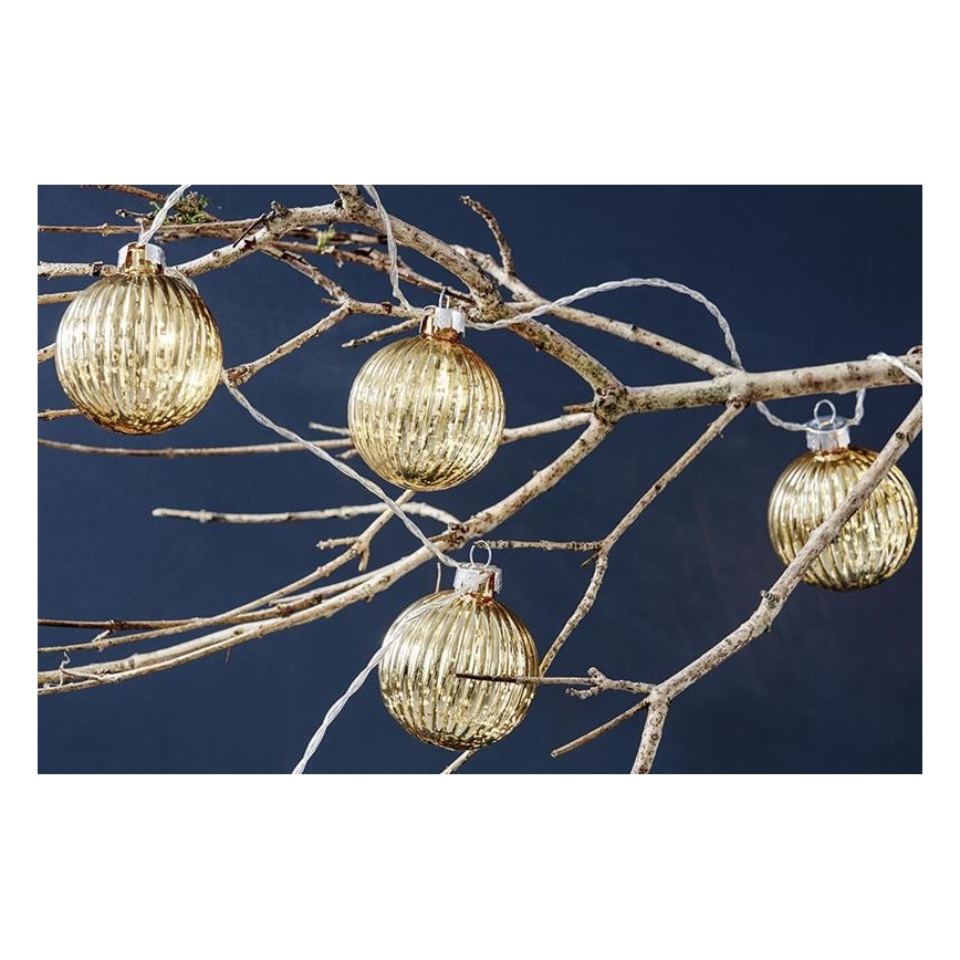 Markslöjd 703781 - Guirlande de Noël LED BIGSOLO 10xLED 1,65m blanc chaud