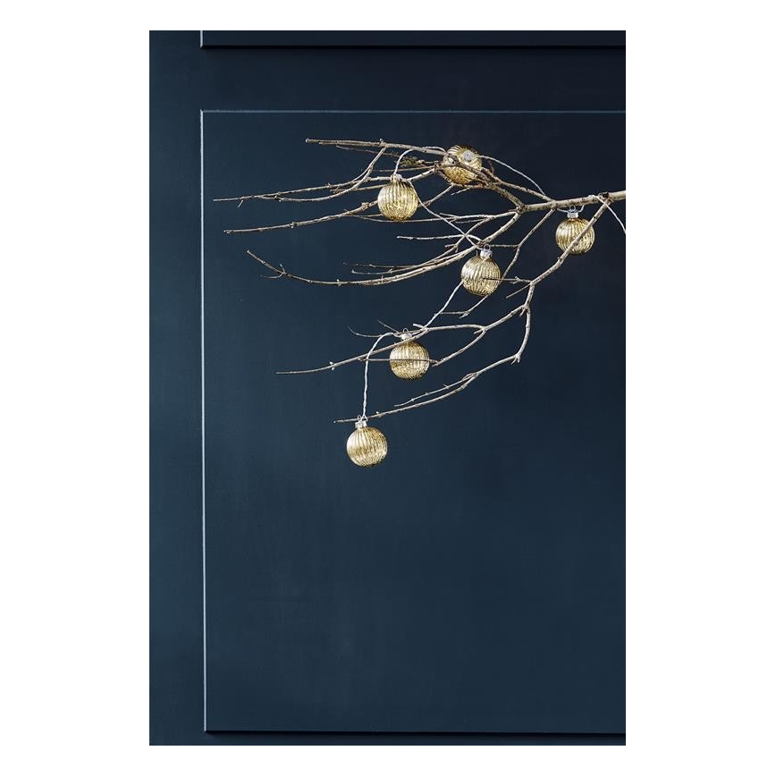 Markslöjd 703781 - Guirlande de Noël LED BIGSOLO 10xLED 1,65m blanc chaud