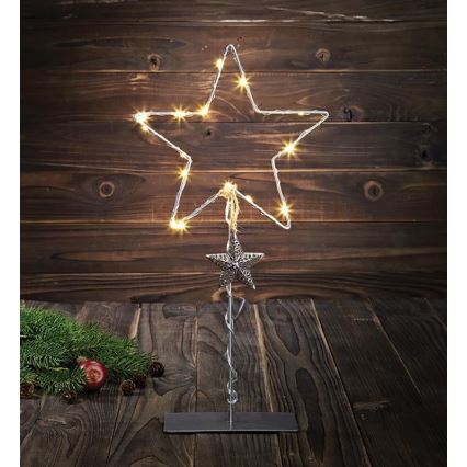 Markslöjd 703805 - Decorazione di Natale LED  VIKHEM 15xLED/0,45W/4,5V