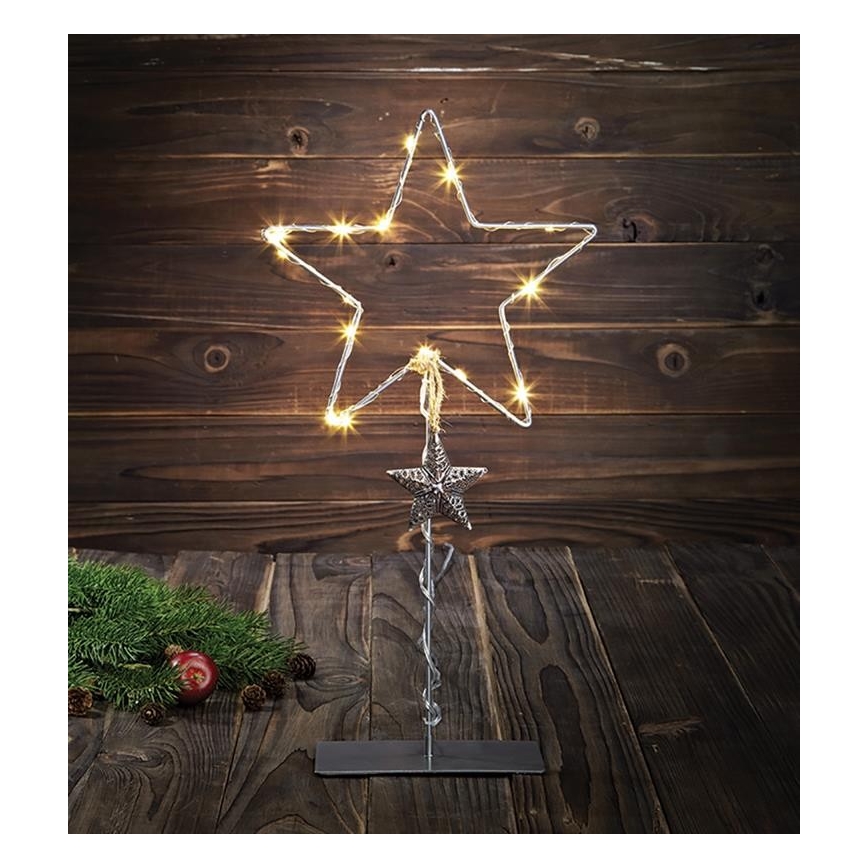 Markslöjd 703805 - Decorazione di Natale LED  VIKHEM 15xLED/0,45W/4,5V