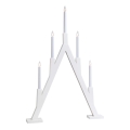 Markslöjd 703835 - Weihnachtsleuchter BJURFORS 5xE10/3W/230V Kiefer/Weiß