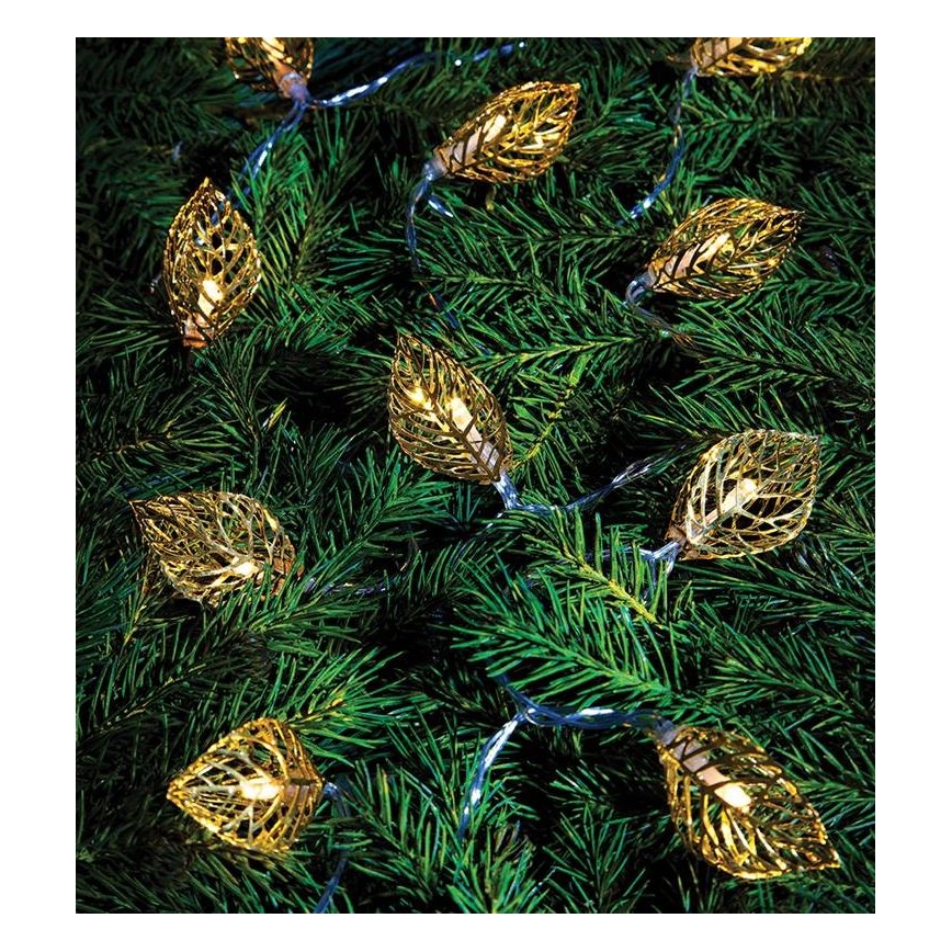 Markslöjd 703859 - Catena luci LED decorativa LEAF LED/3xAA 1,85m bianco caldo