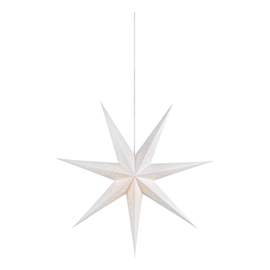 Markslöjd 703876 - Décoration de Noël SOLVALLA 1xE14/25W/230V Ø 75 cm blanche