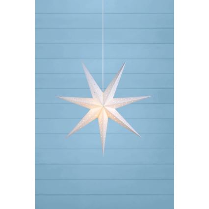 Markslöjd 703876 - Décoration de Noël SOLVALLA 1xE14/25W/230V Ø 75 cm blanche