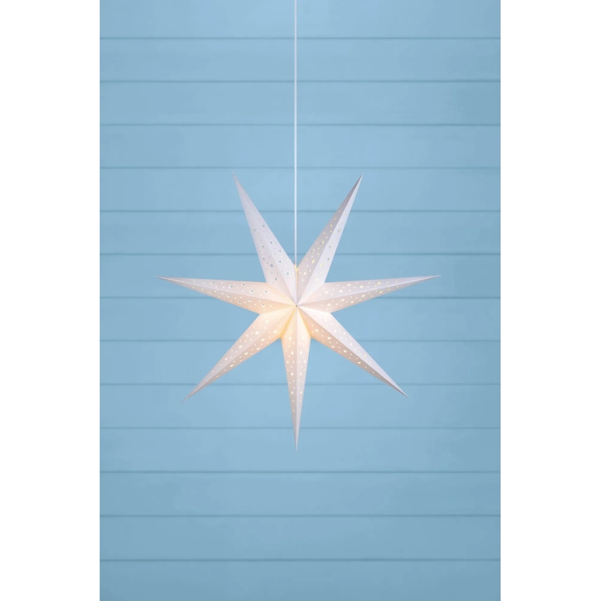 Markslöjd 703876 - Weihnachtsdekoration SOLVALLA 1xE14/25W/230V, Durchmesser 75 cm, weiß