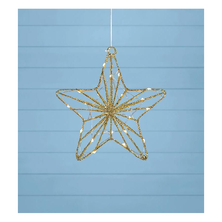 Markslöjd 703903 - Décoration de Noël LED ELISE LED/0,6W/230V doré