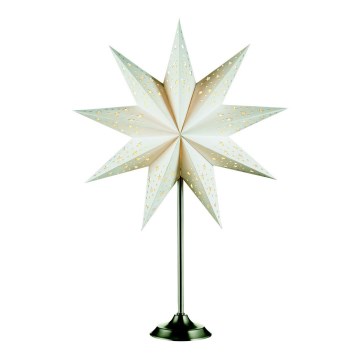 Markslöjd 704116 - Decorazione di Natale SOLVALLA 1xE14/25W/230V bianco 64 cm