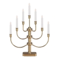 Markslöjd 704415 - Bougeoir de Noël GYLLING 7xE10/3W/230V doré