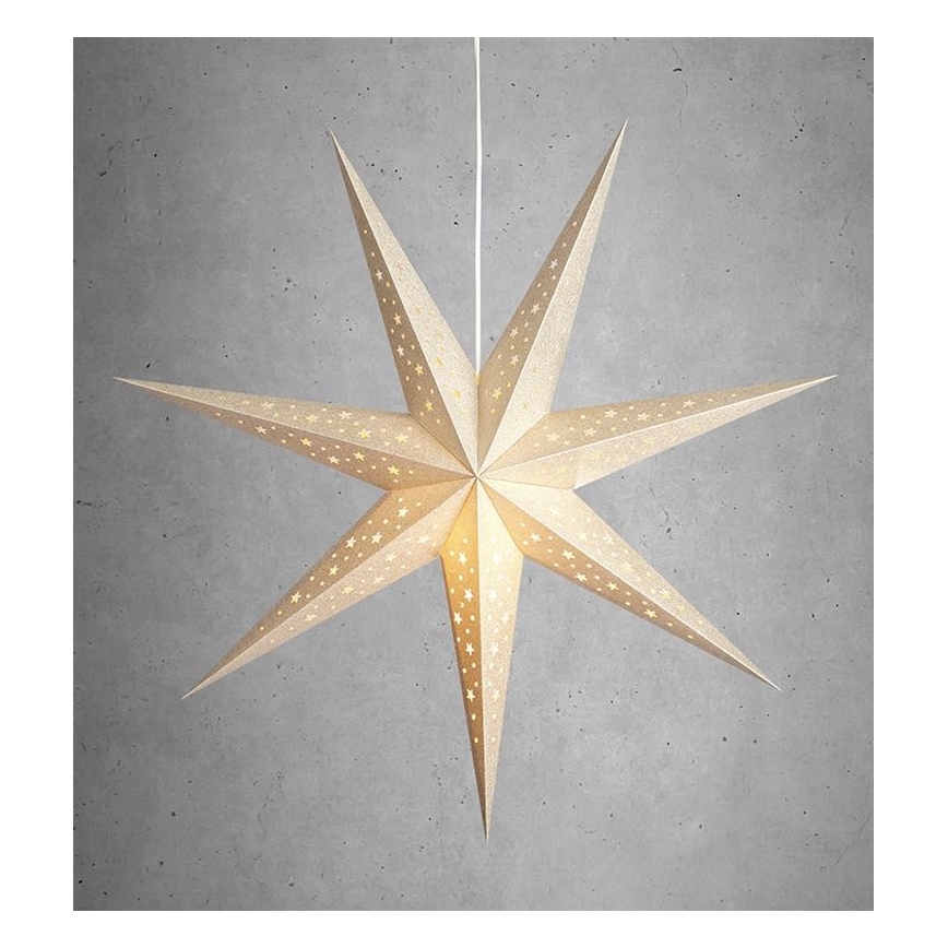 Markslöjd 704420 - Decorazione di Natale SOLVALLA 1xE14/25W/230V oro 75 cm