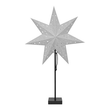 Markslöjd 704455 - Décoration de Noël SOLVALLA 1xE14/25W/230V argent 69 cm