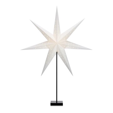 Markslöjd 704511 - Decorazione natalizia SOLVALAA 1xE14/25W/230V bianco/legno