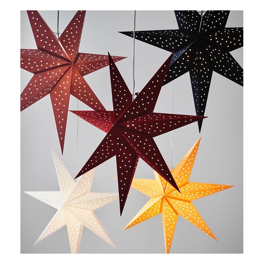 Markslöjd 704902 - Decorazione di Natale CLARA 1xE14/6W/230V 75 cm rosso