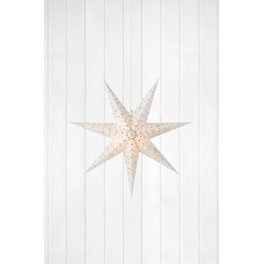Markslöjd 704910 - Decorazione natalizia OLIVIA 1xE14/6W/230V 75 cm bianco