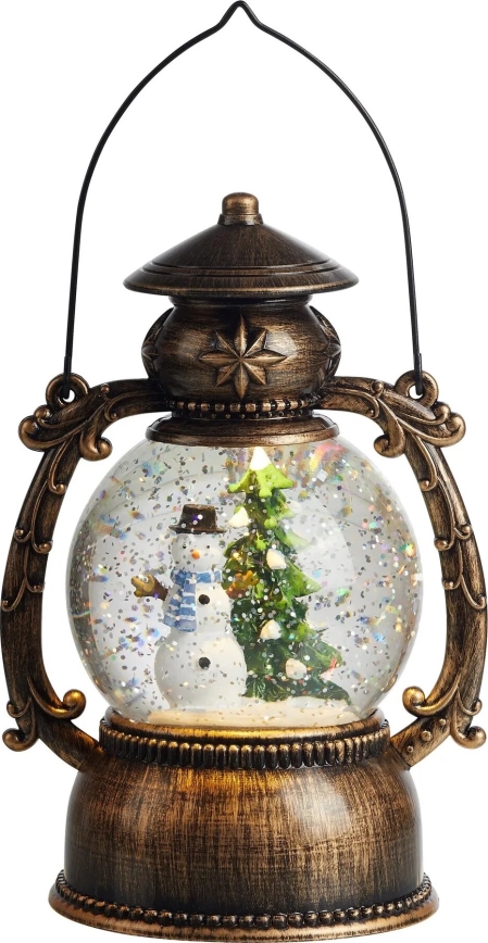 Markslöjd 705053 - LED Weihnachtsdekoration LOTHAR LED/0,15W/3xAA Laterne Bronze