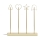 Markslöjd 705254 - Candelabro di Natale GINGER 4xE5/0,8W/230/12V ottone