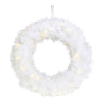 Markslöjd 705290 - LED Ghirlanda di Natale FEATHER LED/1,2W/3xAA diametro 35 cm