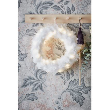 Markslöjd 705290 - LED Ghirlanda di Natale FEATHER LED/1,2W/3xAA diametro 35 cm