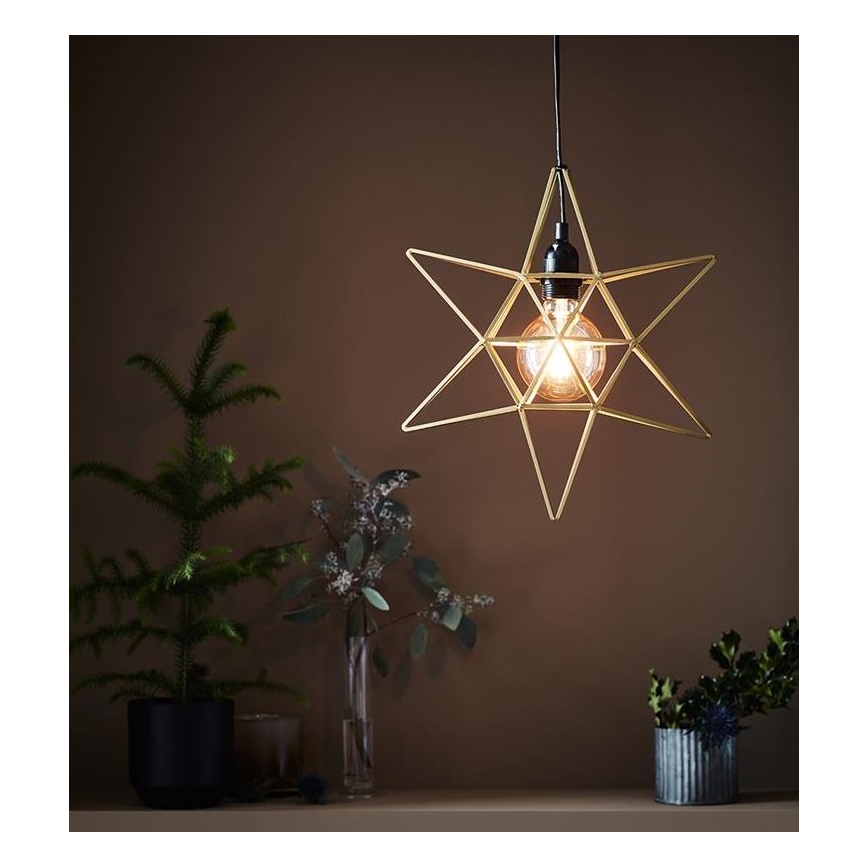 Markslöjd 705298 - Decorazione natalizia CONTOUR 1xE27/40W/230V oro