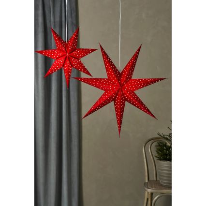 Markslöjd 705608 - Décoration de Noël LED BLINK LED/0,2 W/3xAA Ø 45 cm rouge