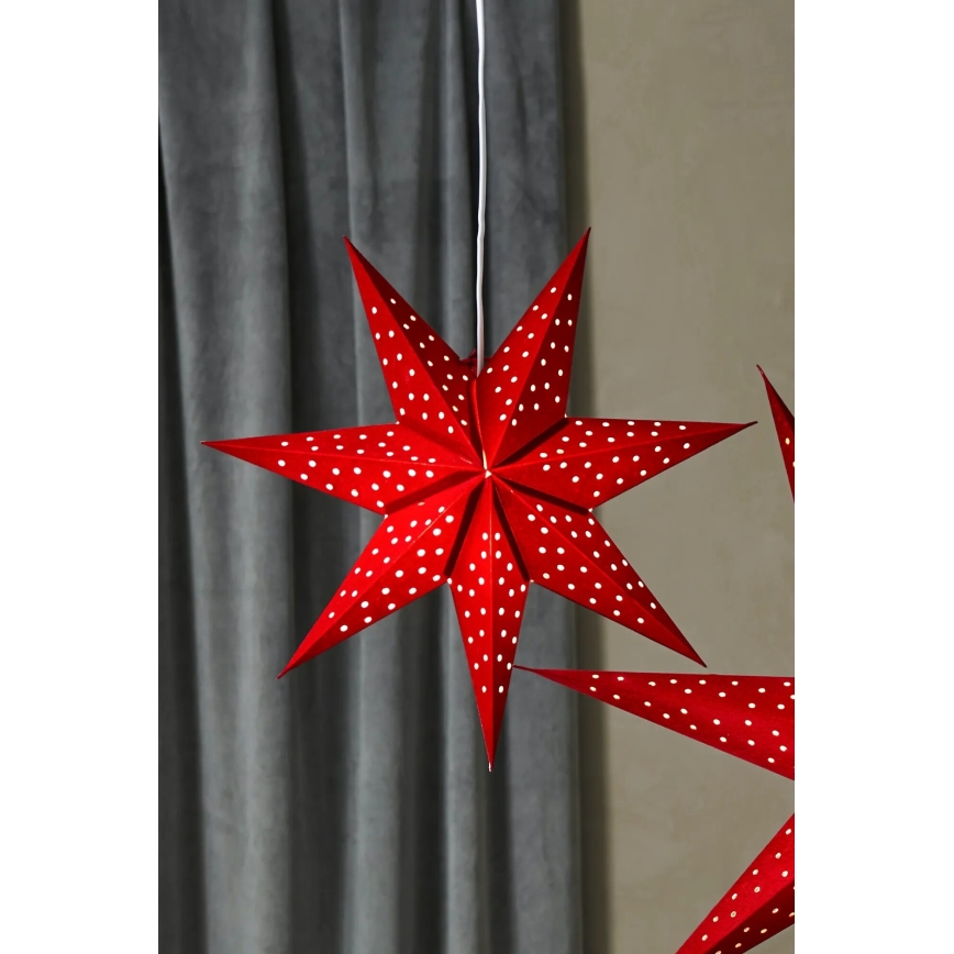 Markslöjd 705608 - Decorazione natalizia BLINK a LED, 0,2 W, 3x AA, diametro 45 cm, rossa