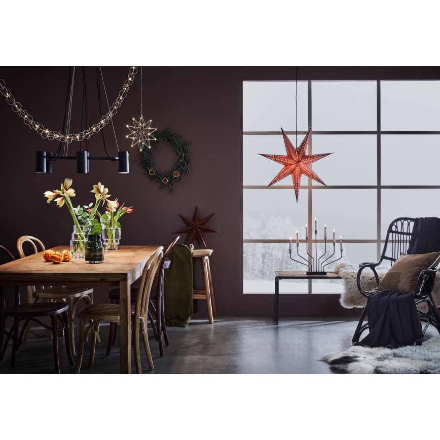 Markslöjd 705753 - Dekorative LED-Kette SERVE LED/3xAA 1,9m silbern