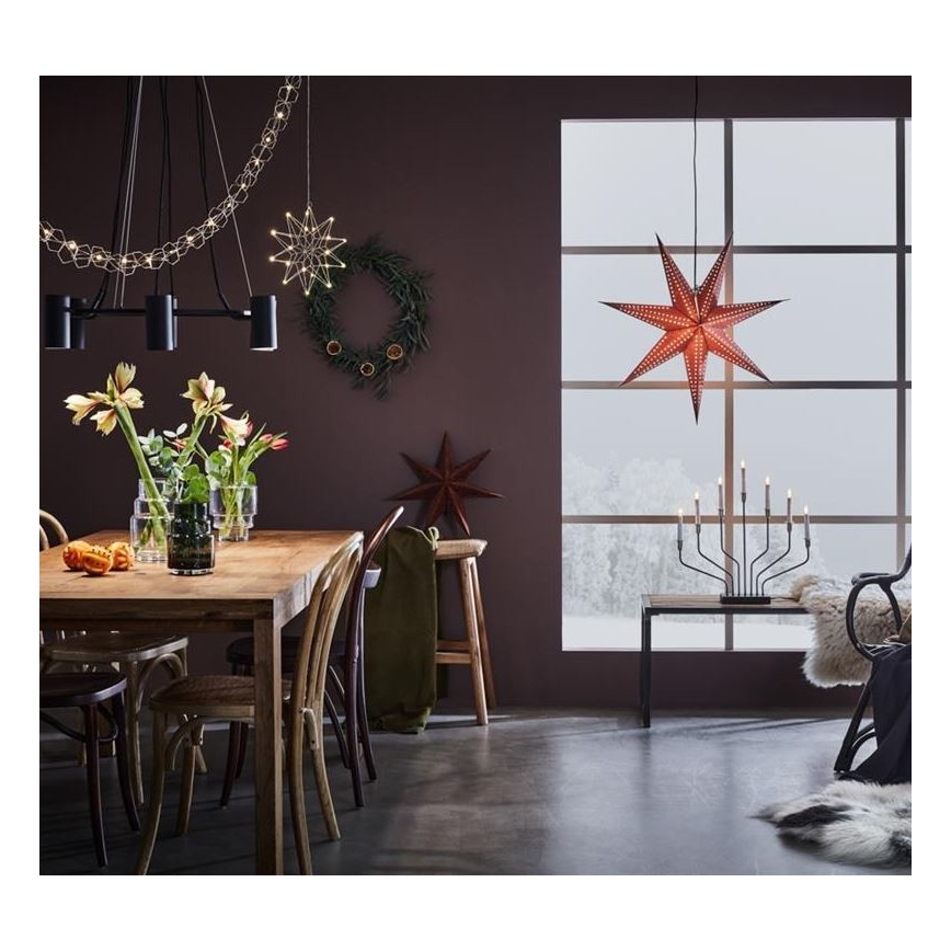 Markslöjd 705758 - Chandelier de noël BROSA XL 7xE10/3W/230V