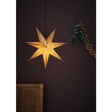 Markslöjd 705791 - Decorazione natalizia GLITTER 1xE14/25W/230V d. 45 cm d'oro