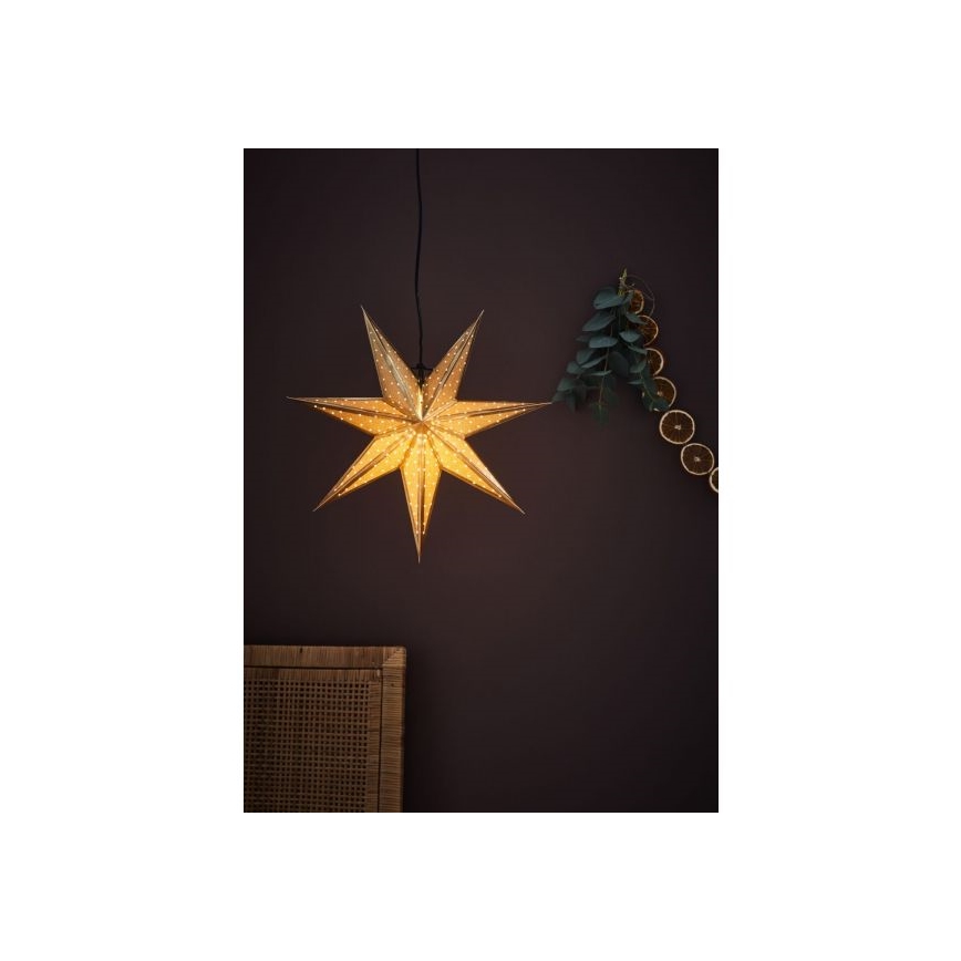 Markslöjd 705791 - Decorazione natalizia GLITTER 1xE14/25W/230V d. 45 cm d'oro