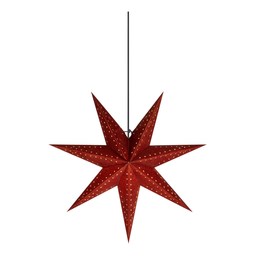Markslöjd 705807 - Weihnachtsdekoration EMBLA 1xE14/6W/230V Ø 45 cm rot