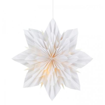 Markslöjd 705836 - Decorazione natalizia NEELA 1xE14/25W/230V Ø 43 cm bianca