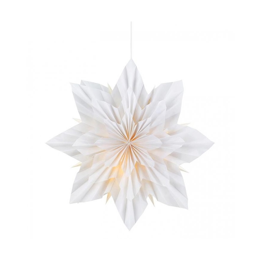 Markslöjd 705836 - Decorazione natalizia NEELA 1xE14/25W/230V Ø 43 cm bianca