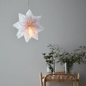 Markslöjd 705836 - Weihnachtsdekoration NEELA 1xE14/25W/230V Ø 43 cm weiß