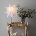Markslöjd 705838 - Decorazione natalizia NEELA 1xE14/25W/230V 43 cm bianco/nero