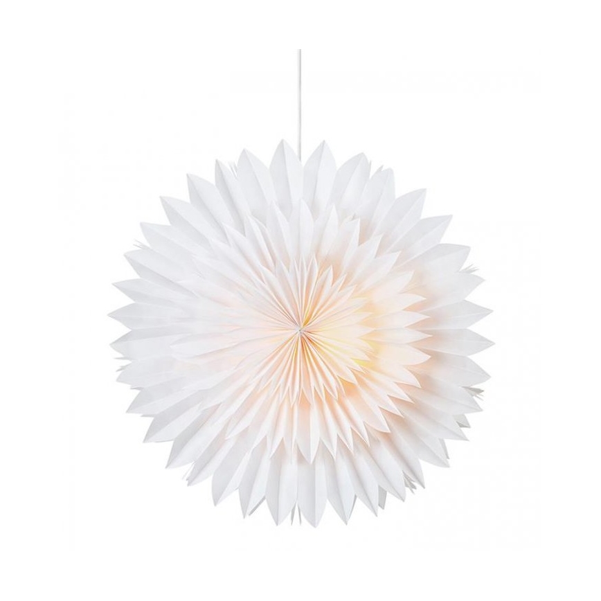 Markslöjd 705840 - Décoration de noël SOLINA 1xE14/25W/230V d. 58 cm blanc