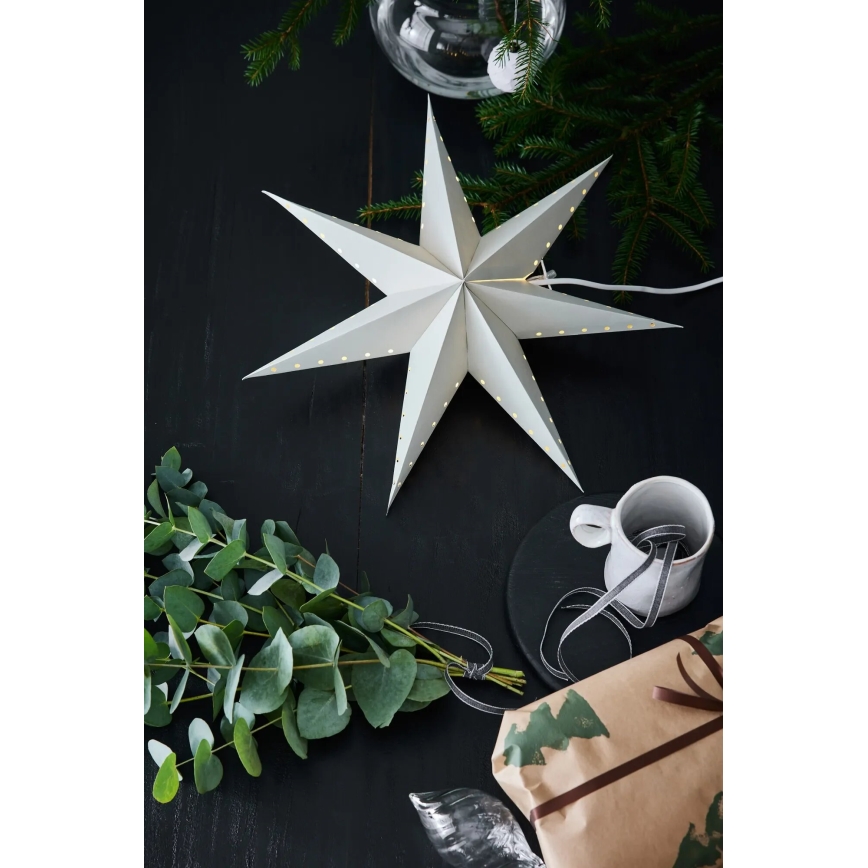 Markslöjd 705929 - Decorazione natalizia LIVELY 1xE14/6W/230V Ø 45 cm grigio