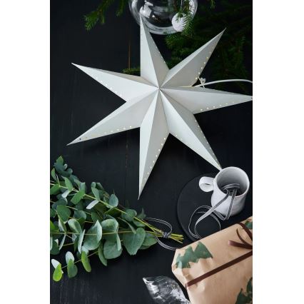 Markslöjd 705930 - Weihnachtsdekoration LIVELY 1xE14/6W/230V Ø 60 cm grau