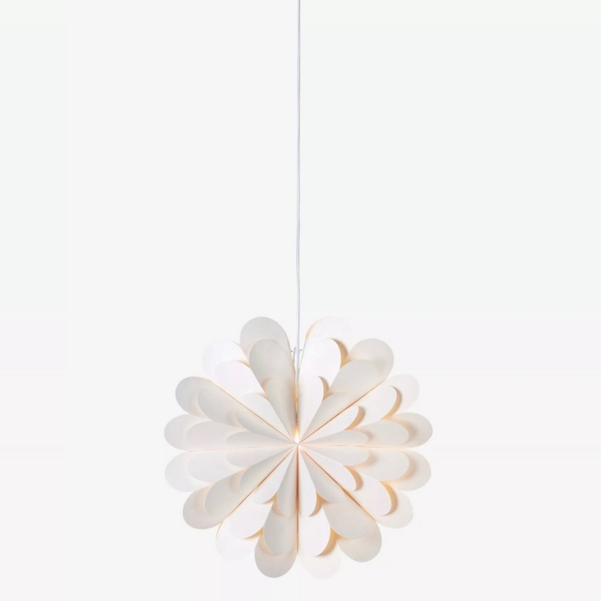 Markslöjd 705944 - Decorazione natalizia MARAVILLA 1xE14/25W/230V d. 45 cm bianca