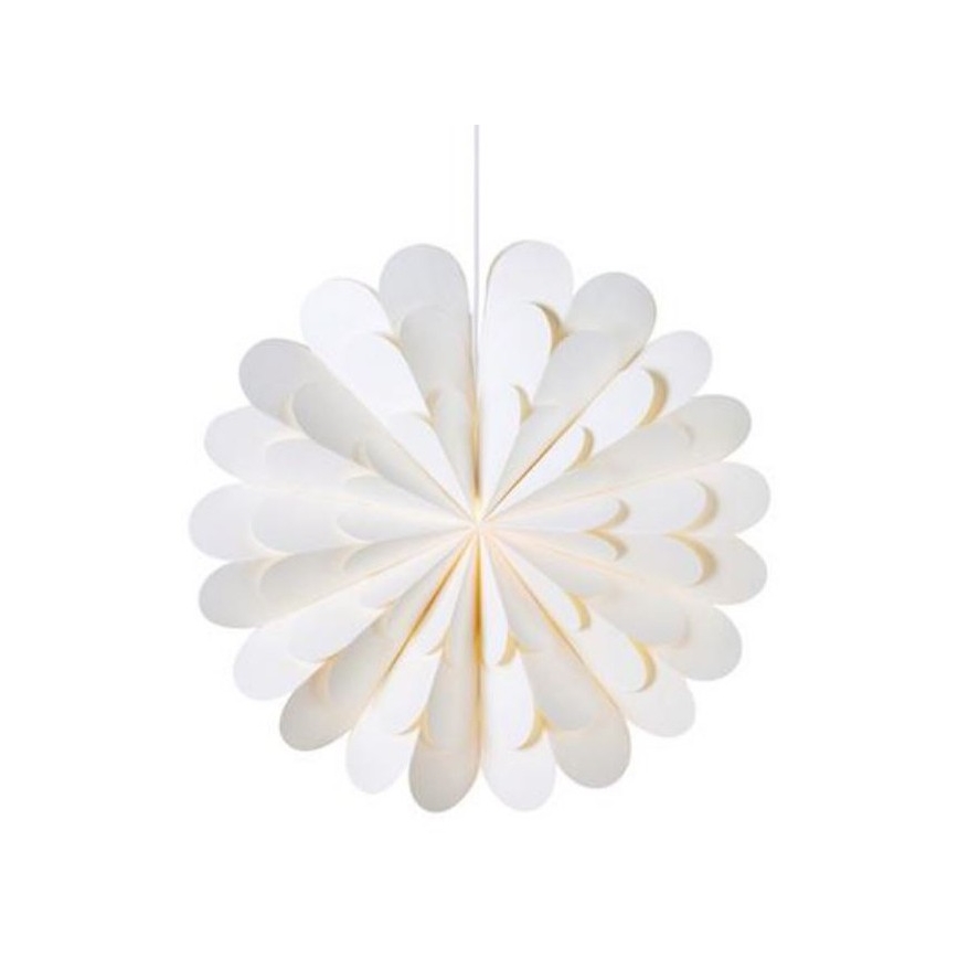 Markslöjd 705945 - Décoration de noël MARAVILLA 1xE14/25W/230V d. 60 cm blanche