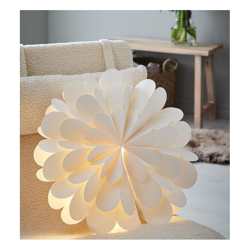 Markslöjd 705945 - Décoration de noël MARAVILLA 1xE14/25W/230V d. 60 cm blanche