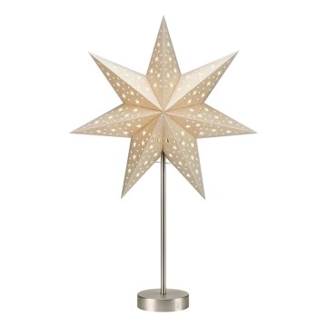 Markslöjd 706053 - LED Weihnachtsdekoration MATHILDA LED/0,2W/3xAA 68 cm beige/mattierter Chrom