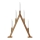 Markslöjd 706161 - Candelabro natalizio BJURFORS 5xE10/3W/230V marrone