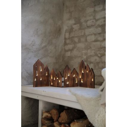 Markslöjd 706212 - Décoration LED de Noël VIEW LED/0,9W/230V en pin, brun