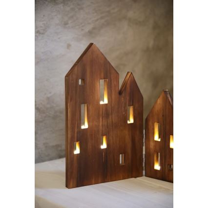 Markslöjd 706212 - Décoration LED de Noël VIEW LED/0,9W/230V en pin, brun