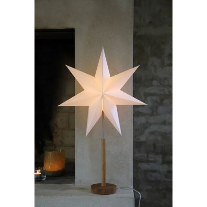Markslöjd 706213 - Weihnachtsdekoration SPERANZA 1xE14/6W/230V Ø 45 cm Kiefer/cremefarben